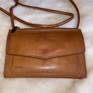 Fossil leather purse